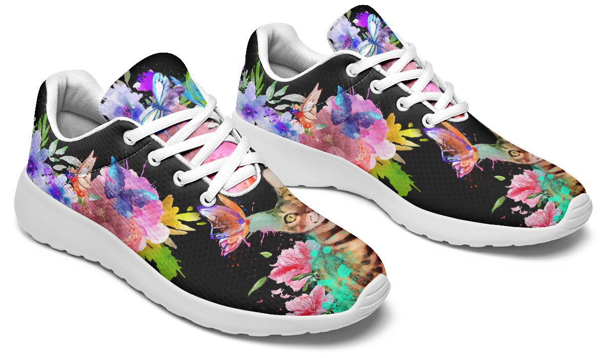 Watercolor Bengal Sneakers