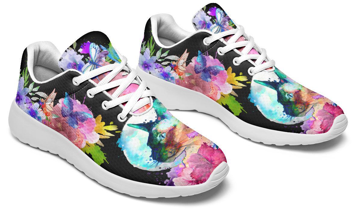 Watercolor Siamese Sneakers