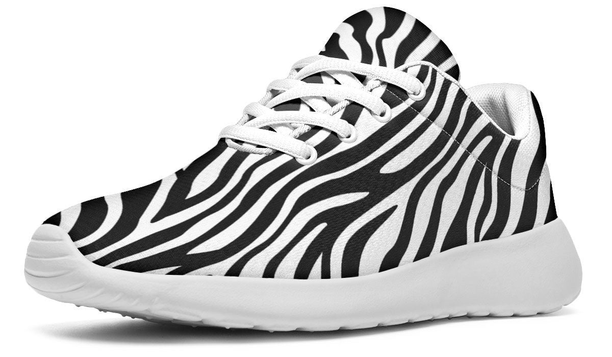 Zebra print fashion sneakers