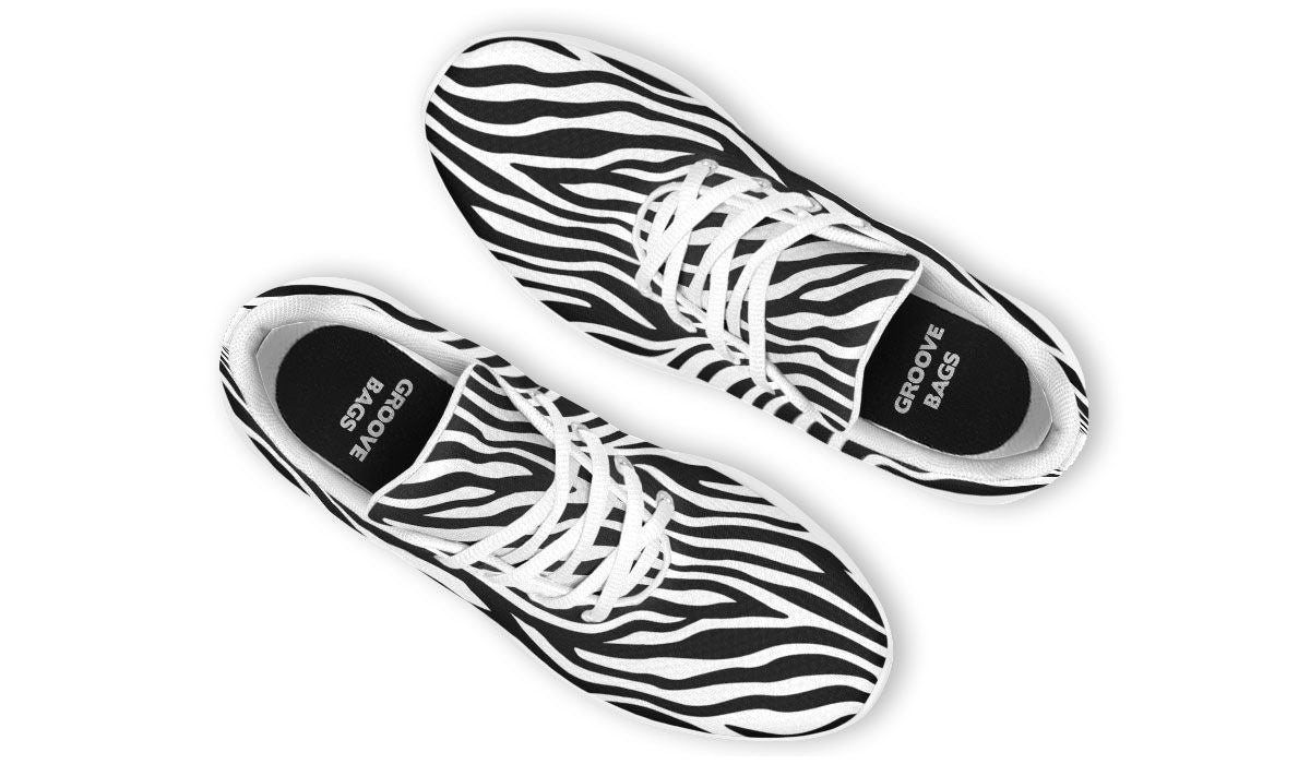 Zebra shops print trainers