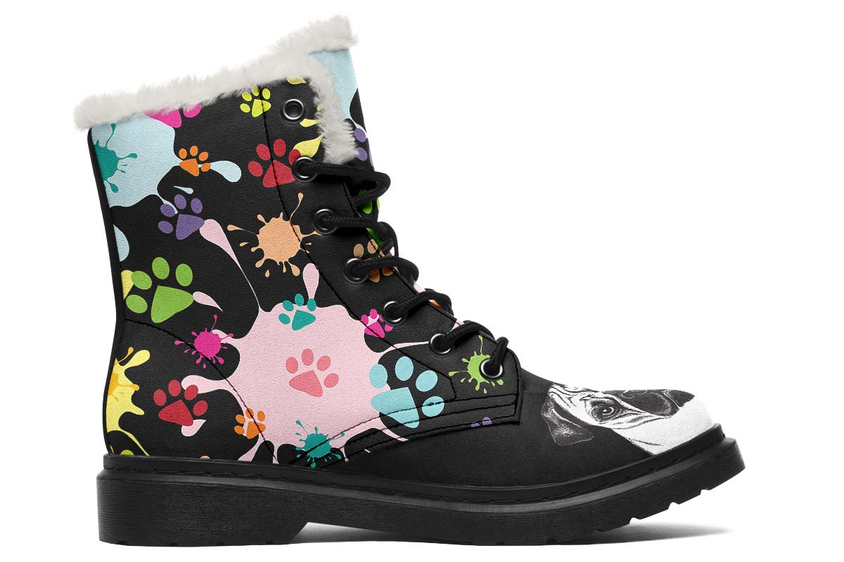Winter boots for pugs sales