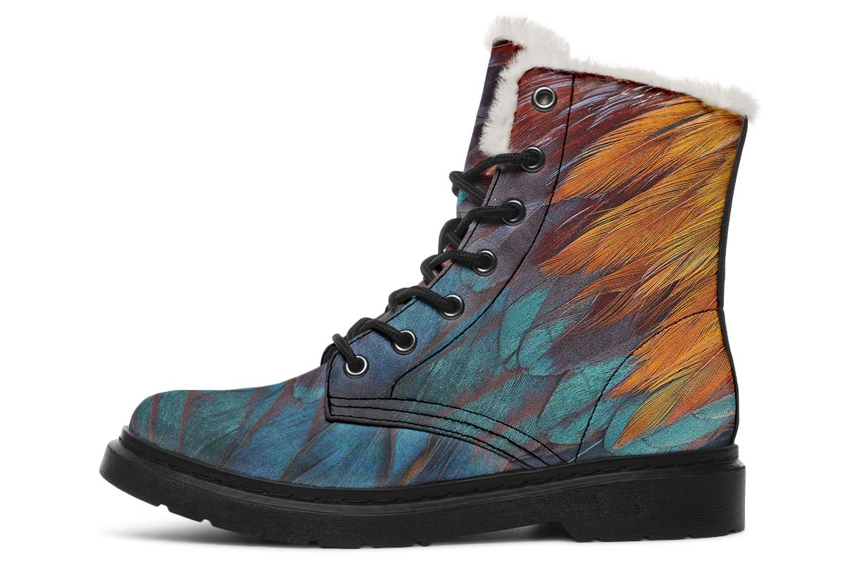 Chicken Feather Winter Boots