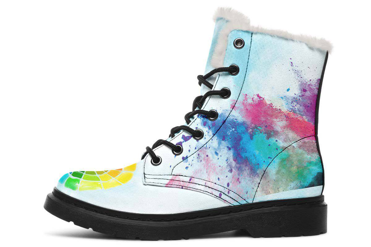 Color Wheel Winter Boots
