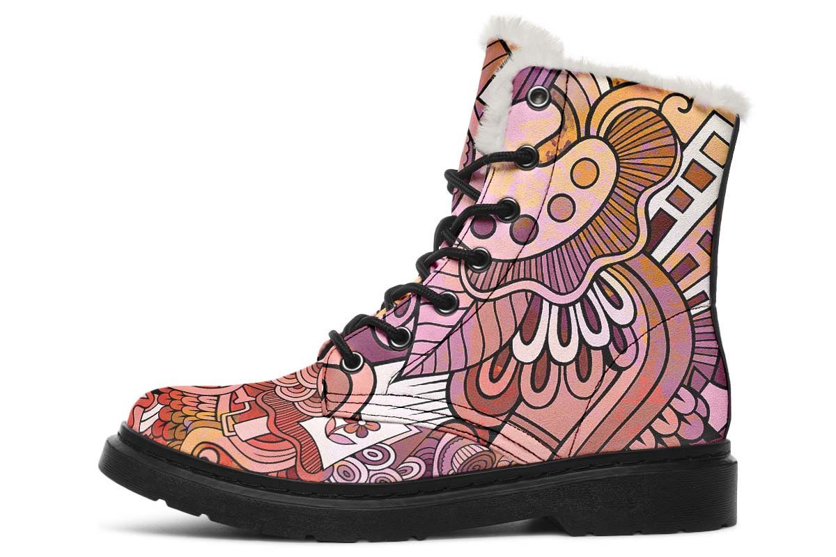 Colorful Art Winter Boots