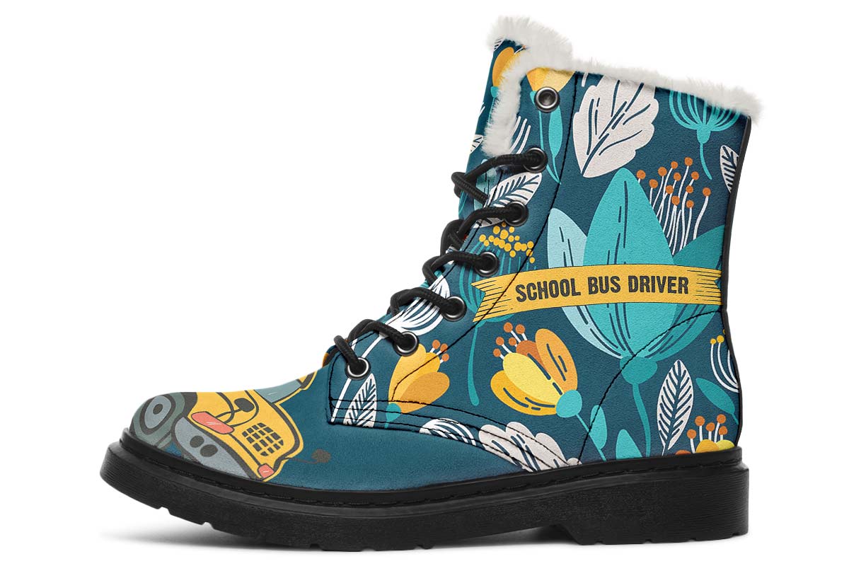 Doodle School Bus Driver Winter Boots