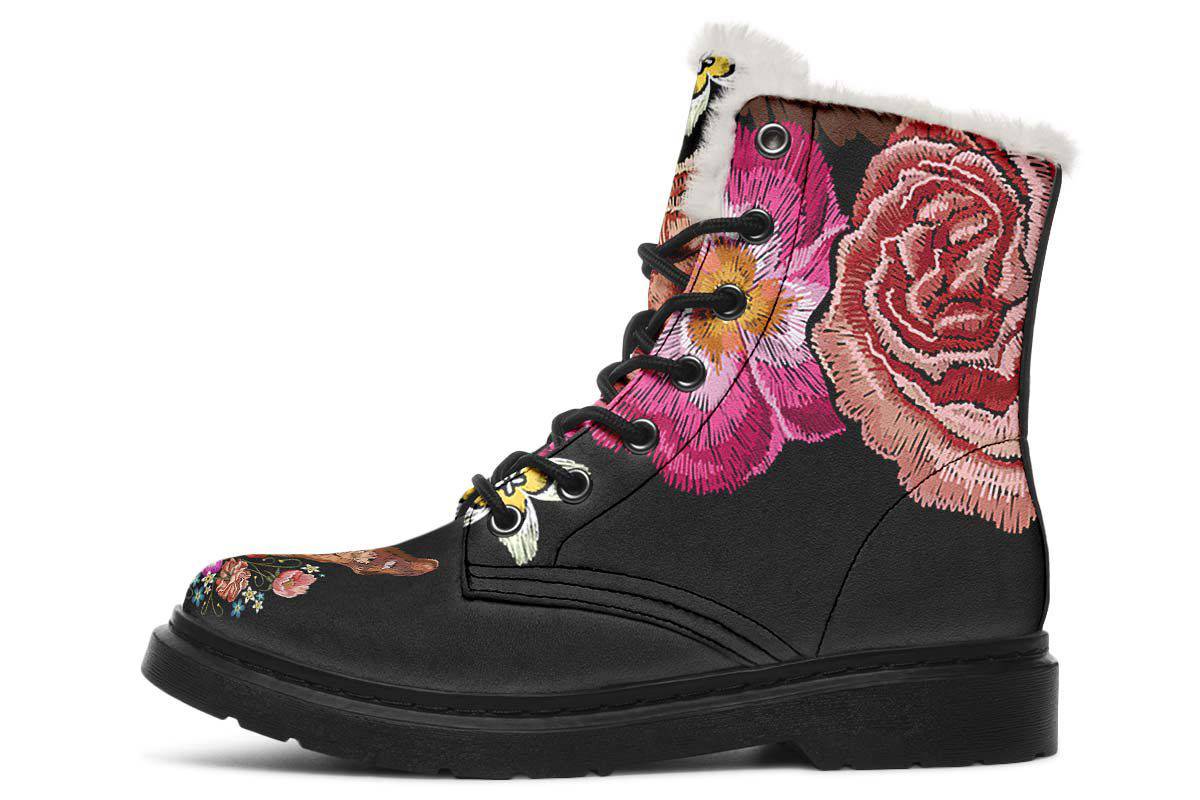 Embroidery Chihuahua Winter Boots