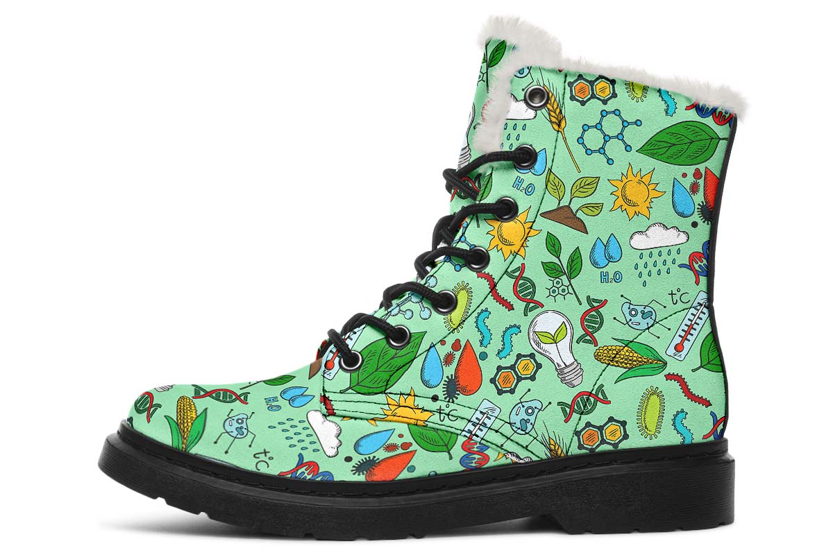 Environmental Green Winter Boots