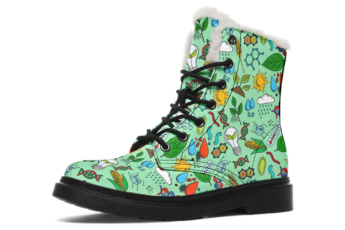 Environmental Green Winter Boots