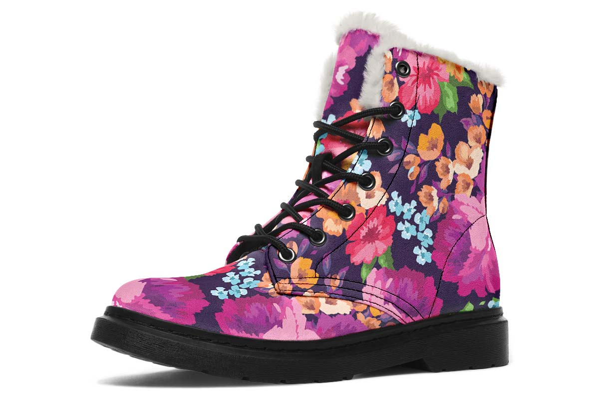 Floral Winter Boots