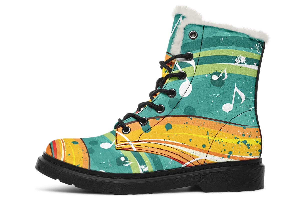 Funky Music Winter Boots
