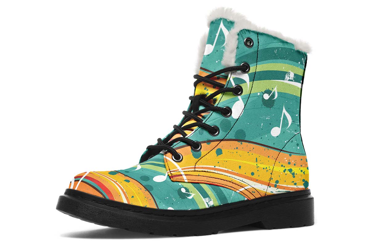 Funky Music Winter Boots