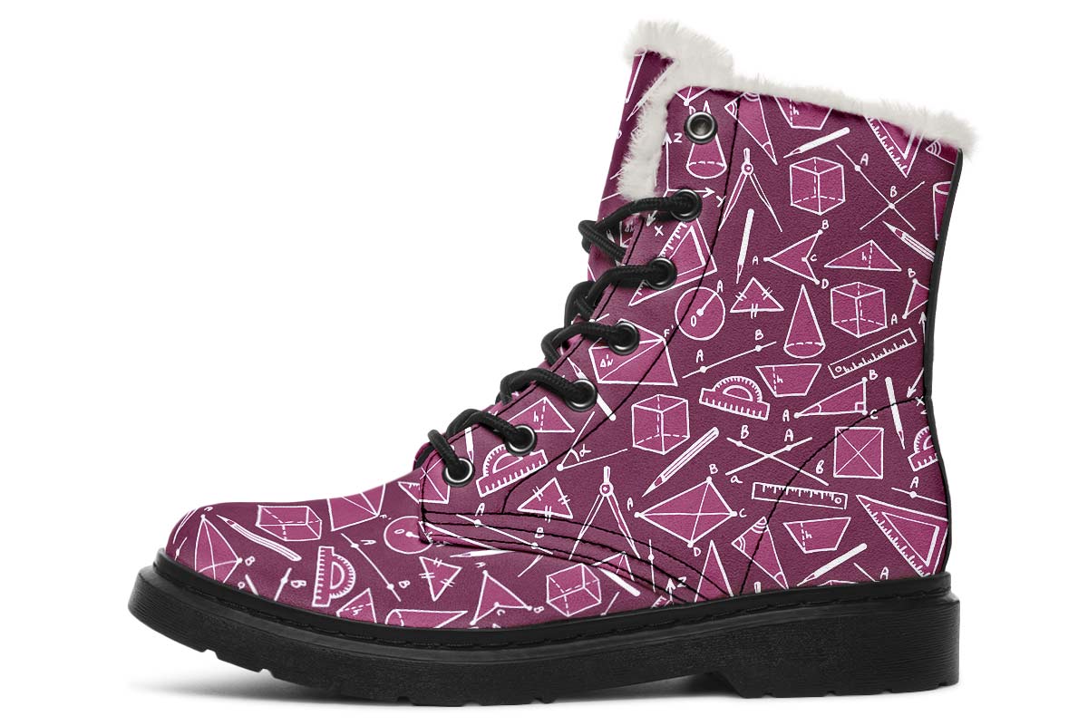 Geometry Pattern Winter Boots