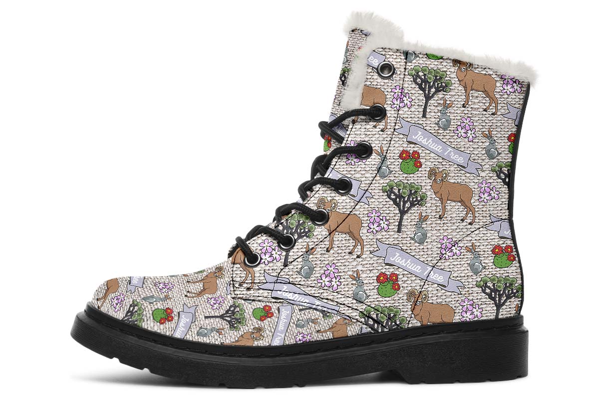 Joshua Tree Pattern Winter Boots