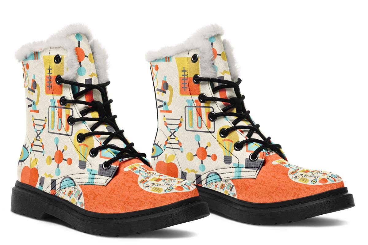 Science Flask Winter Boots