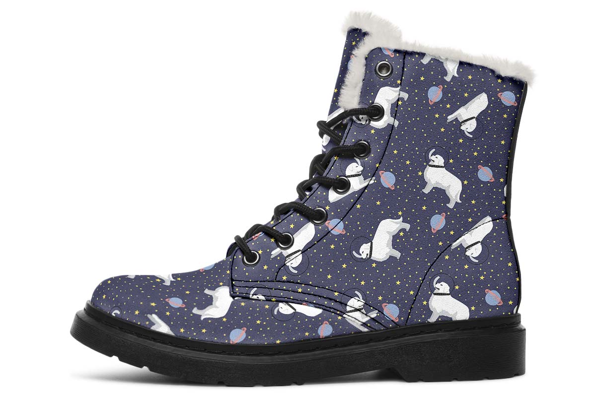 Space Great Pyrenees Winter Boots