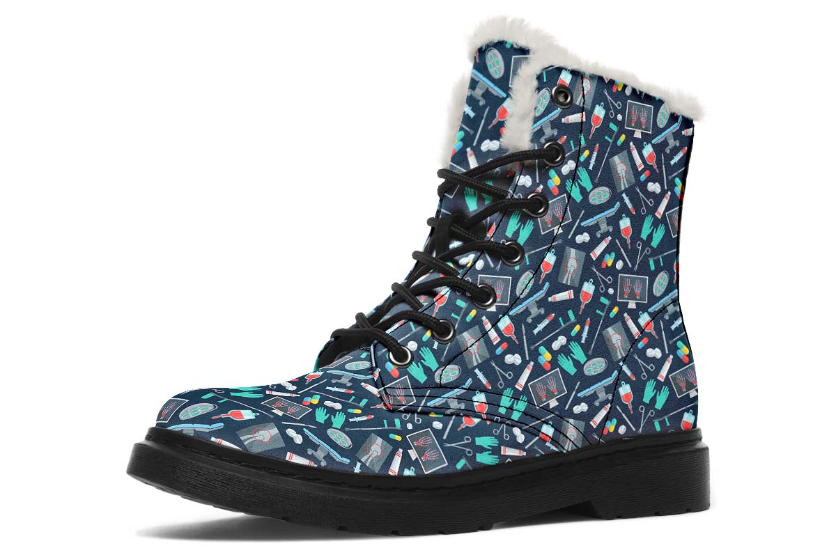 Surgeon Pattern Winter Boots