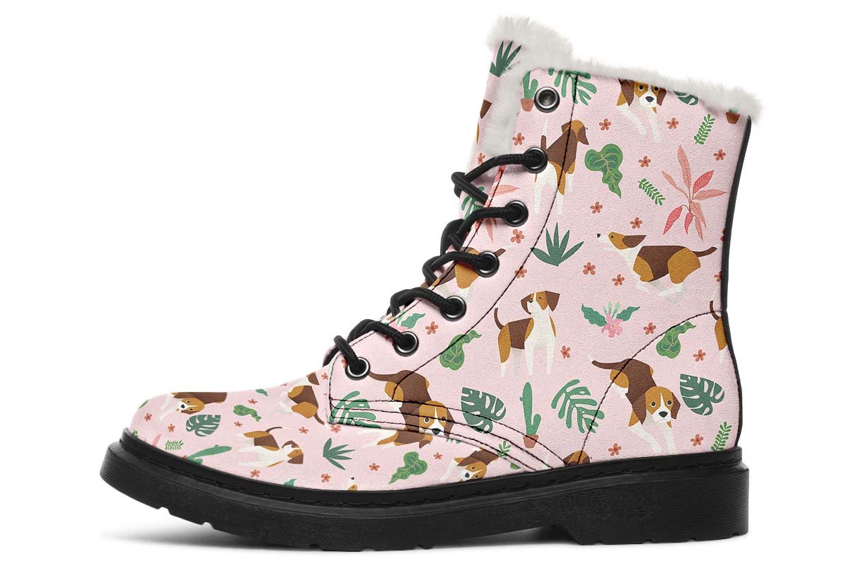 Tropical Beagle Winter Boots