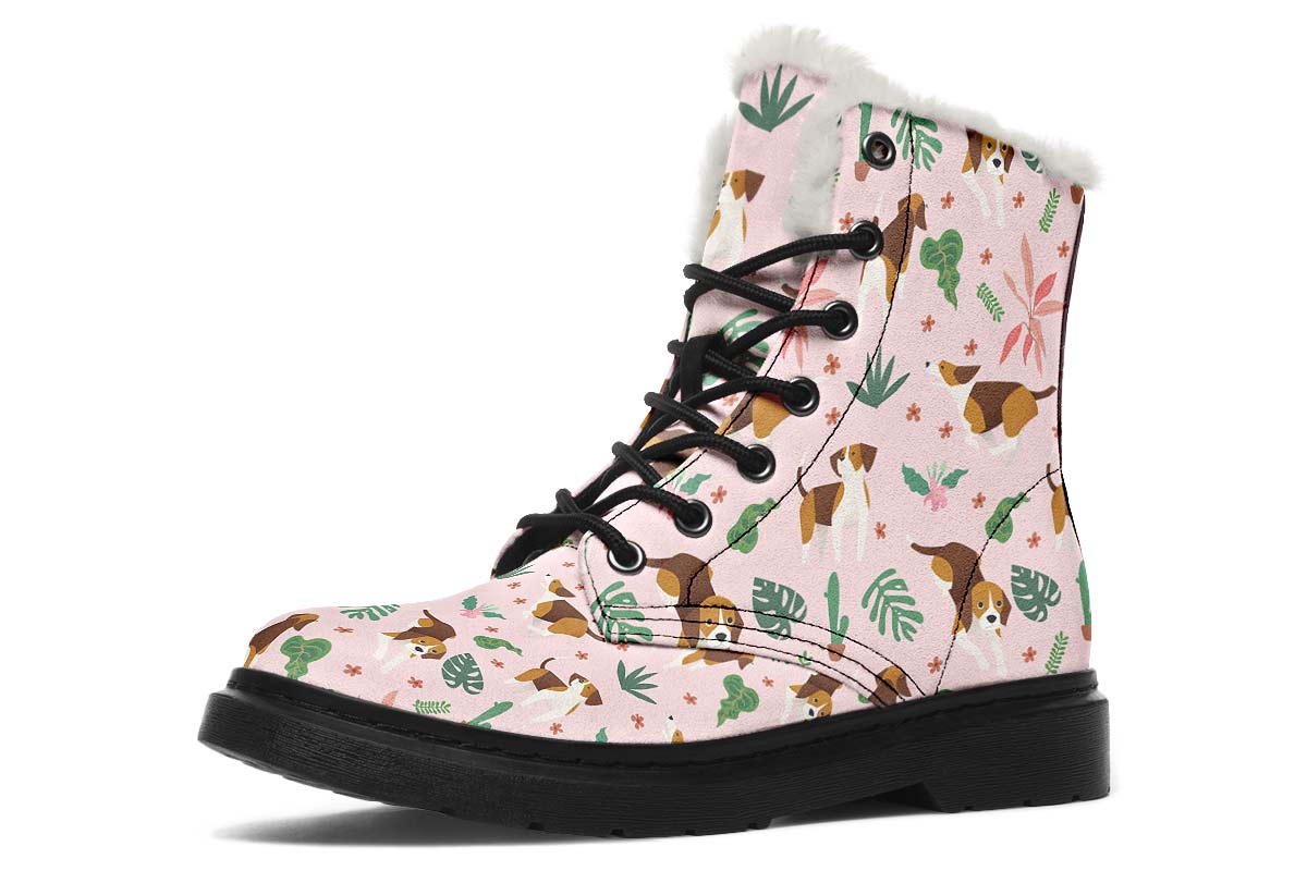 Tropical Beagle Winter Boots