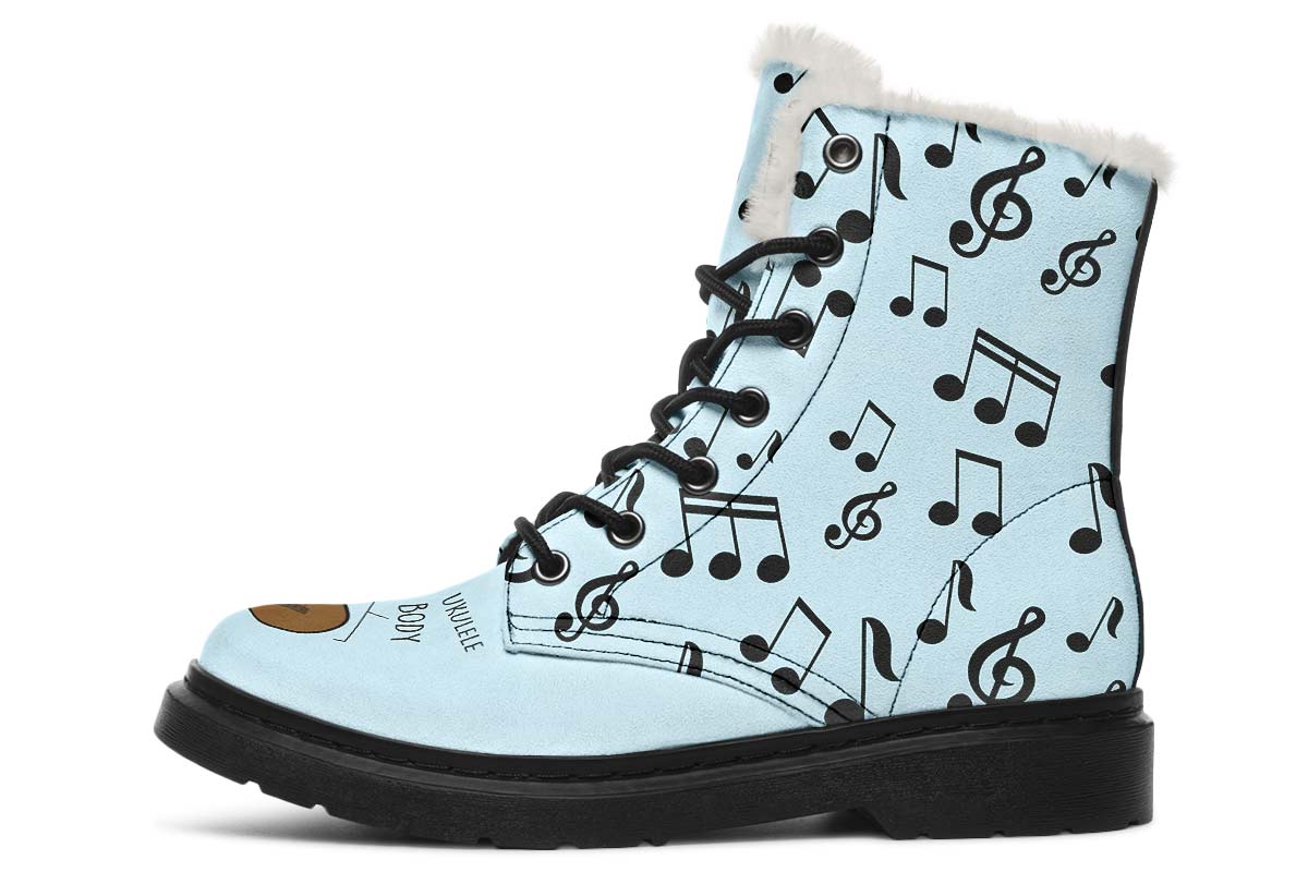 Ukulele Diagram Winter Boots