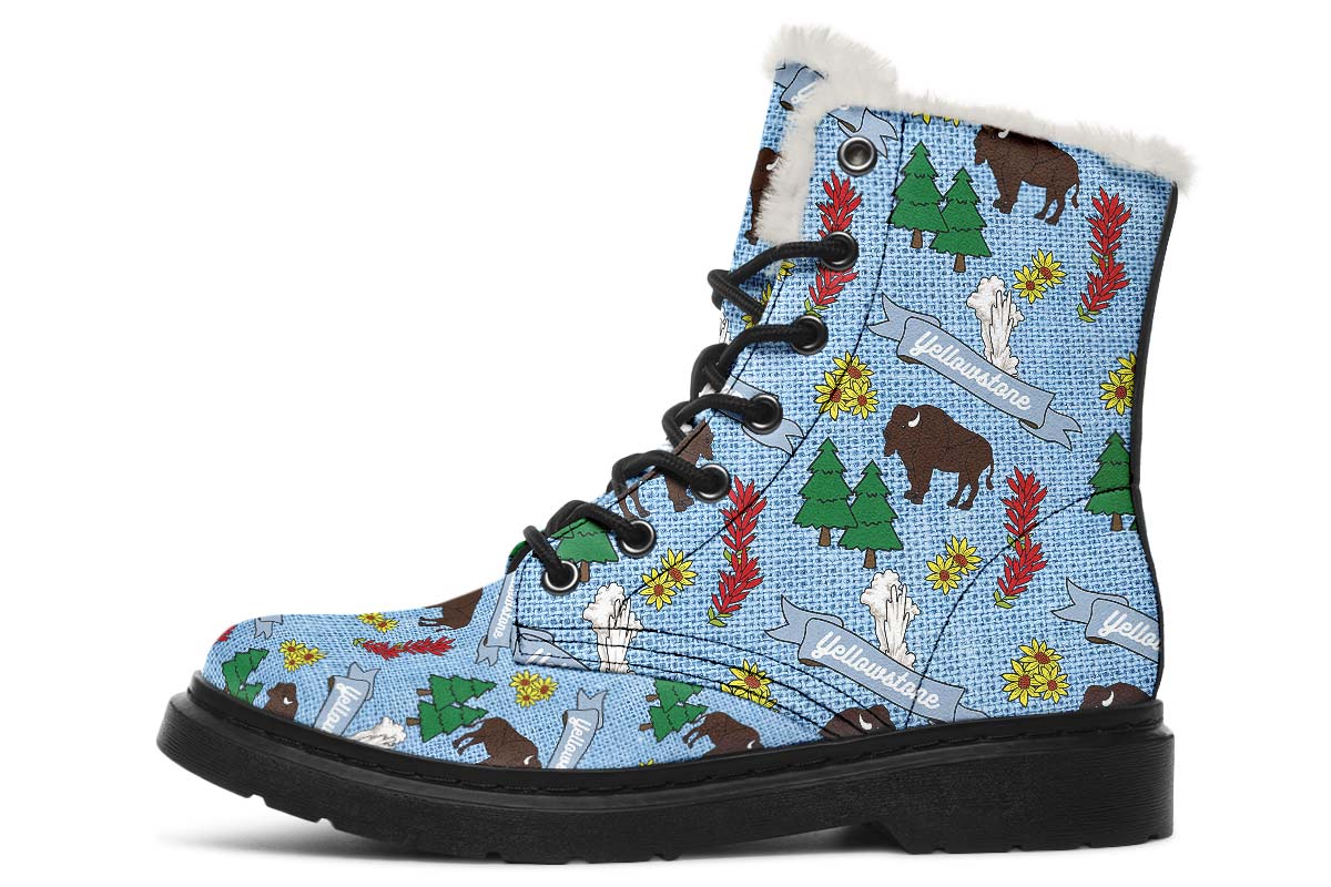 Yellowstone Pattern Winter Boots