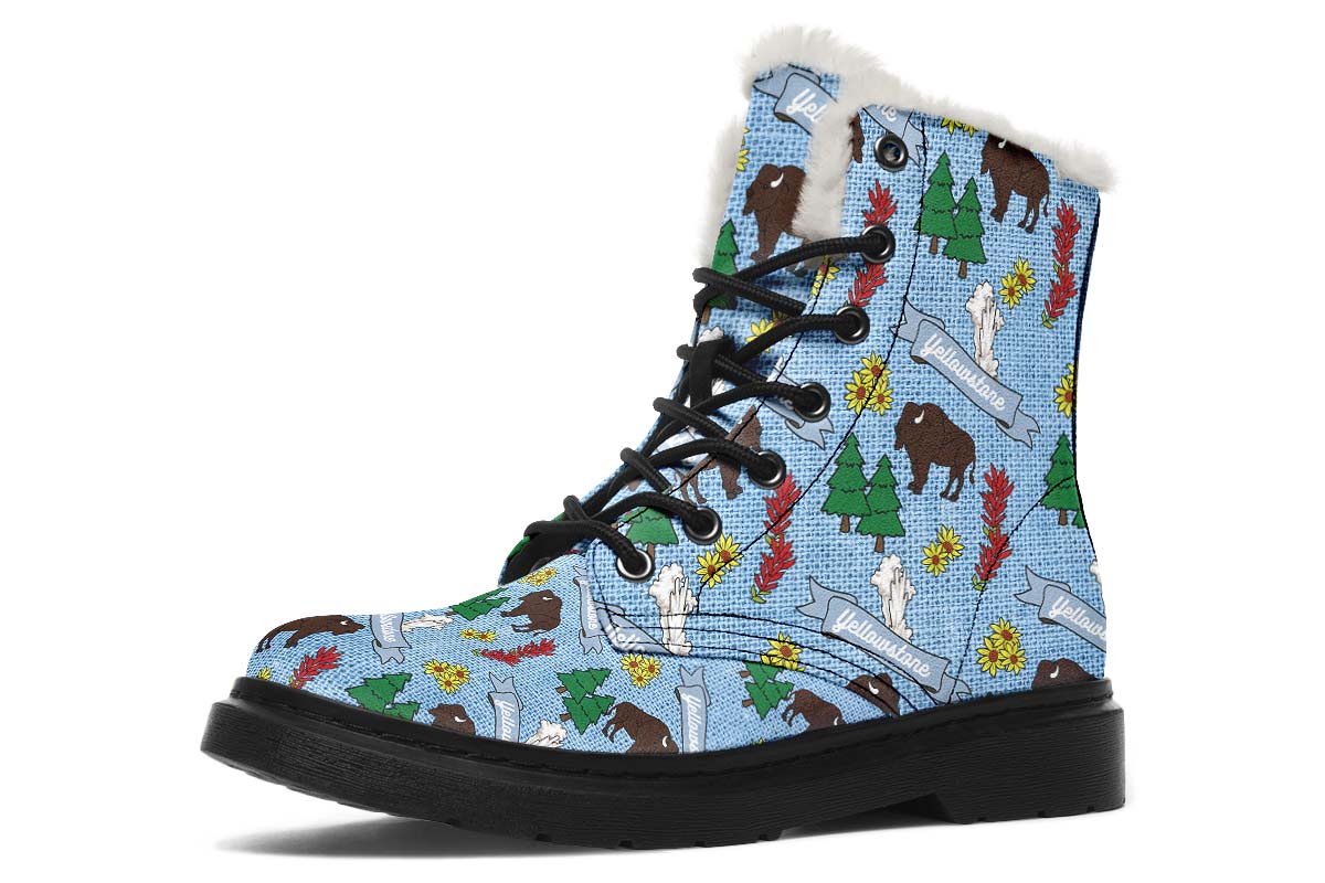 Yellowstone Pattern Winter Boots