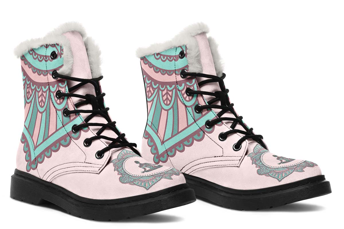 Yoga Mandala Winter Boots