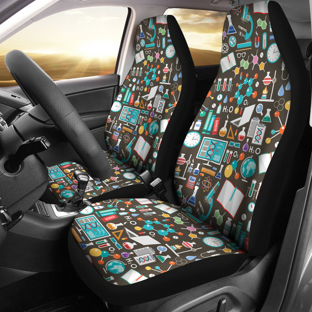 Science Pattern Car Seat Covers
