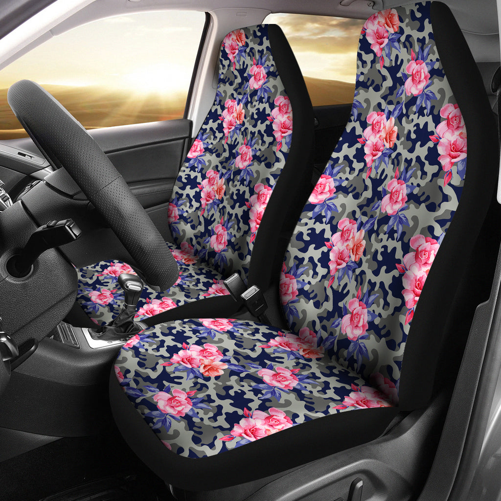 Floral Camouflage Car Seat Covers