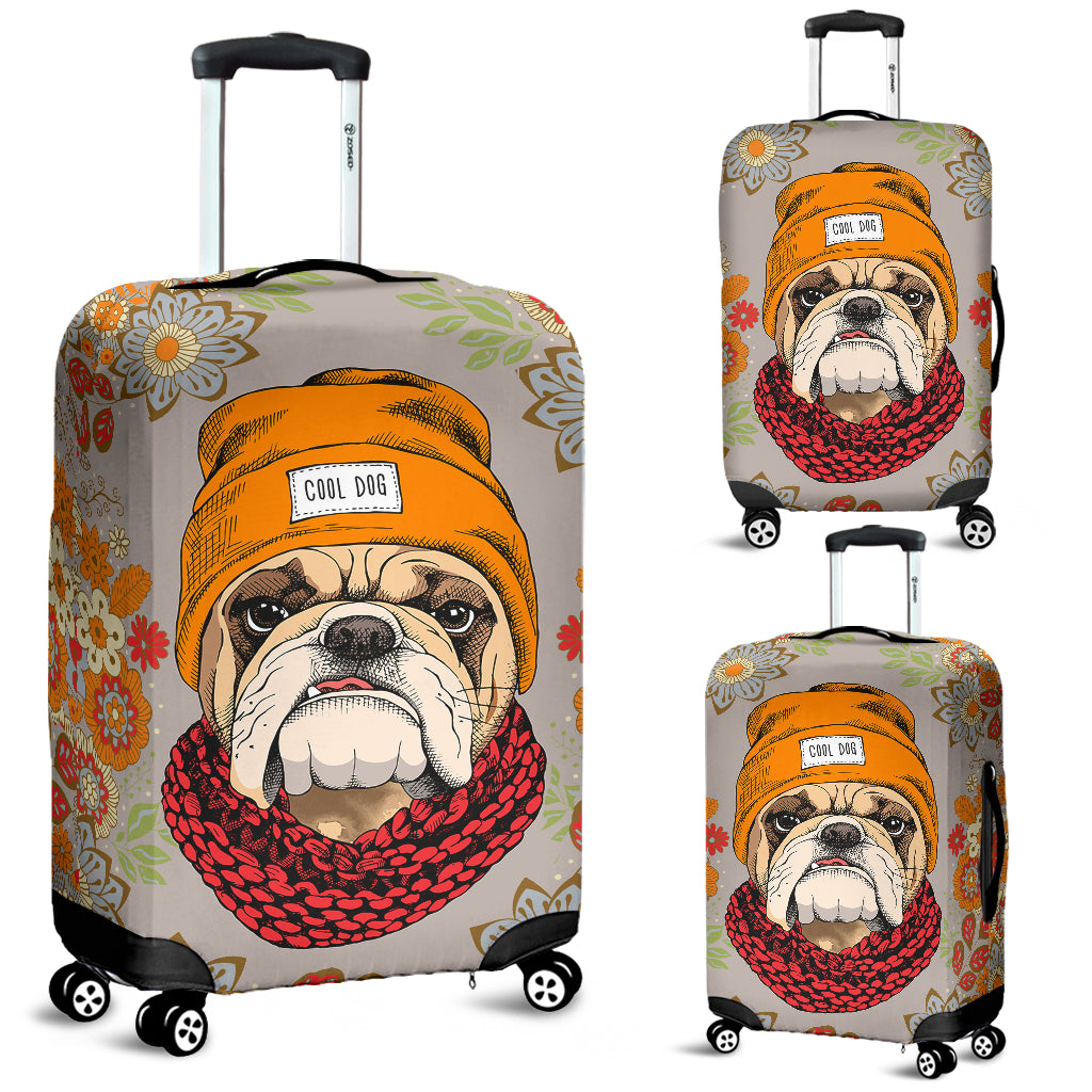 Cool Bulldog Luggage Cover