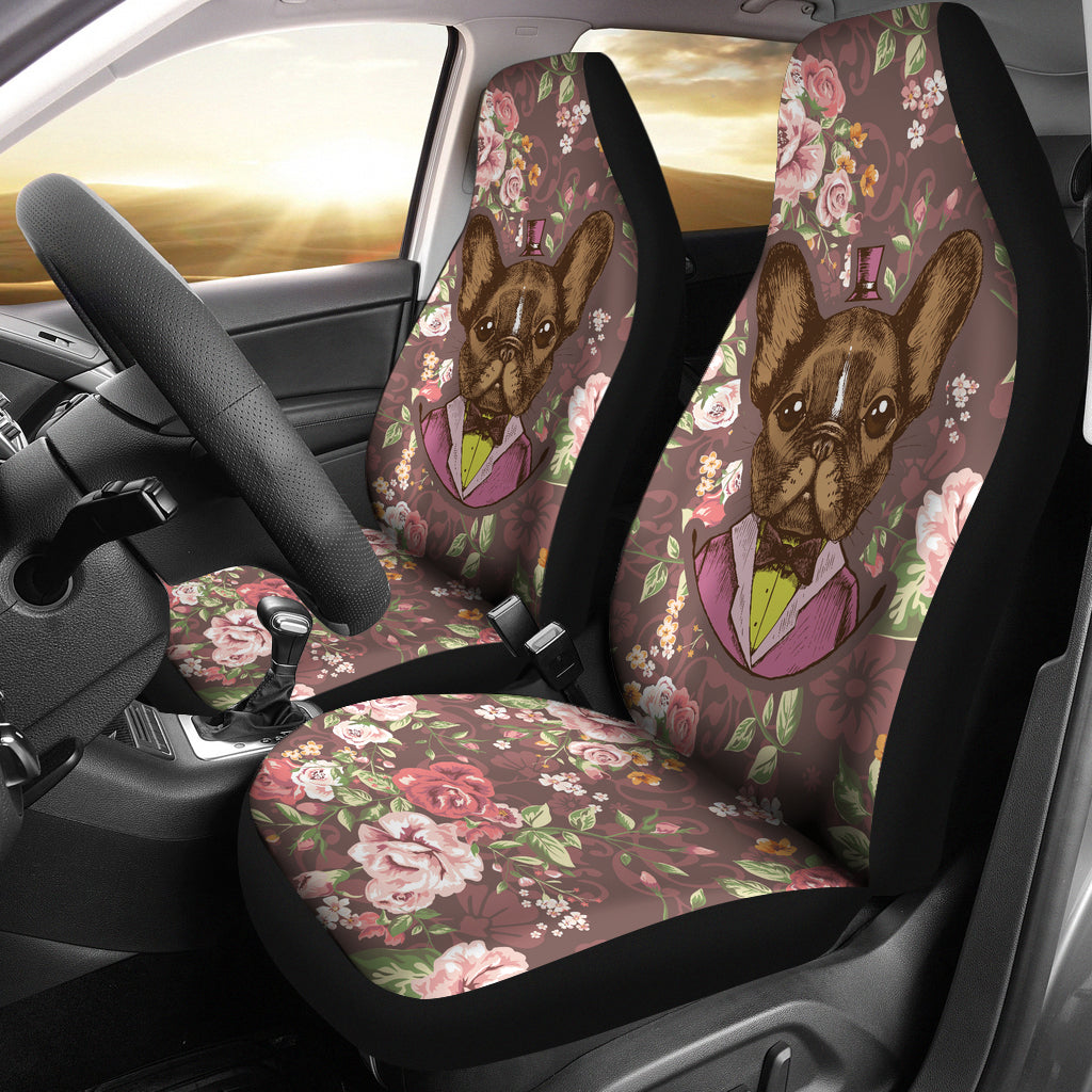 Fancy French Bulldog Car Seat Covers