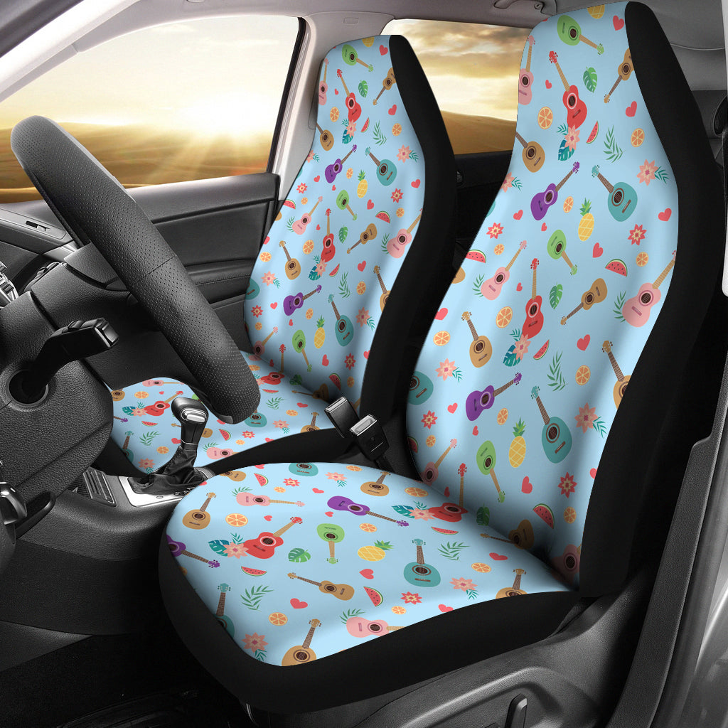 Ukulele Pattern Car Seat Covers