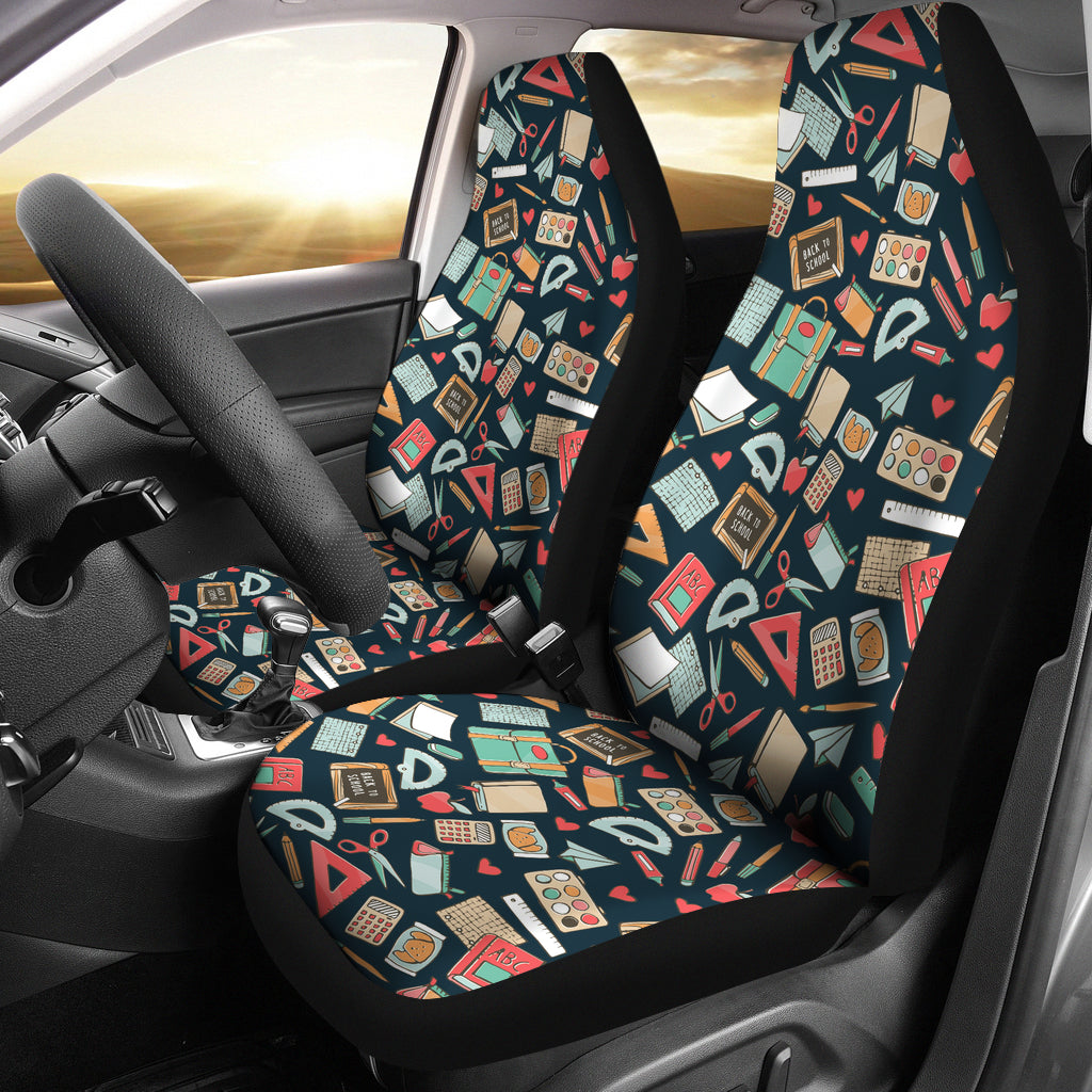 Teacher Pattern Car Seat Covers