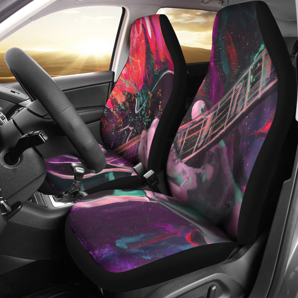 Splatter Guitar Car Seat Covers