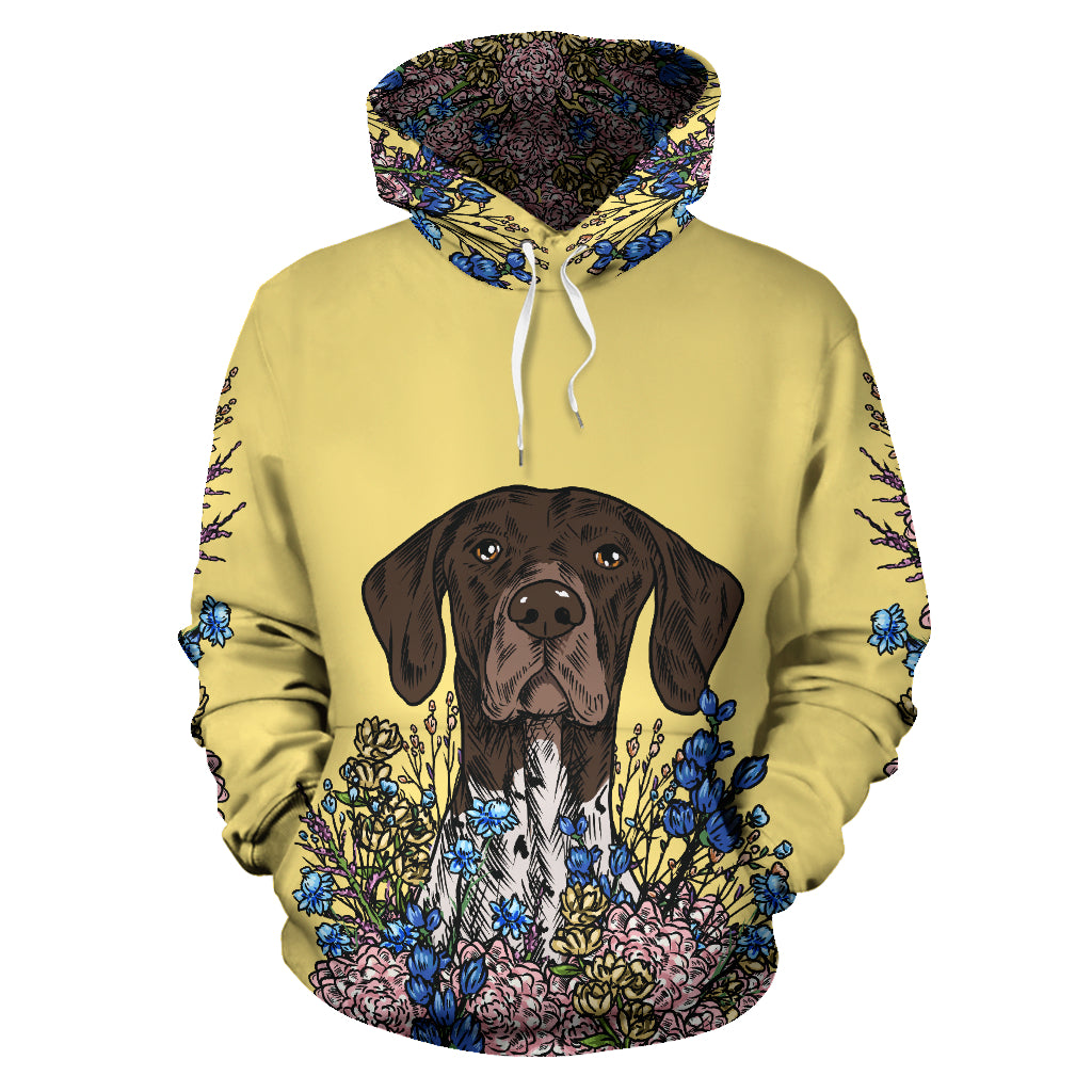Illustrated German Shorthaired Pointer Hoodie