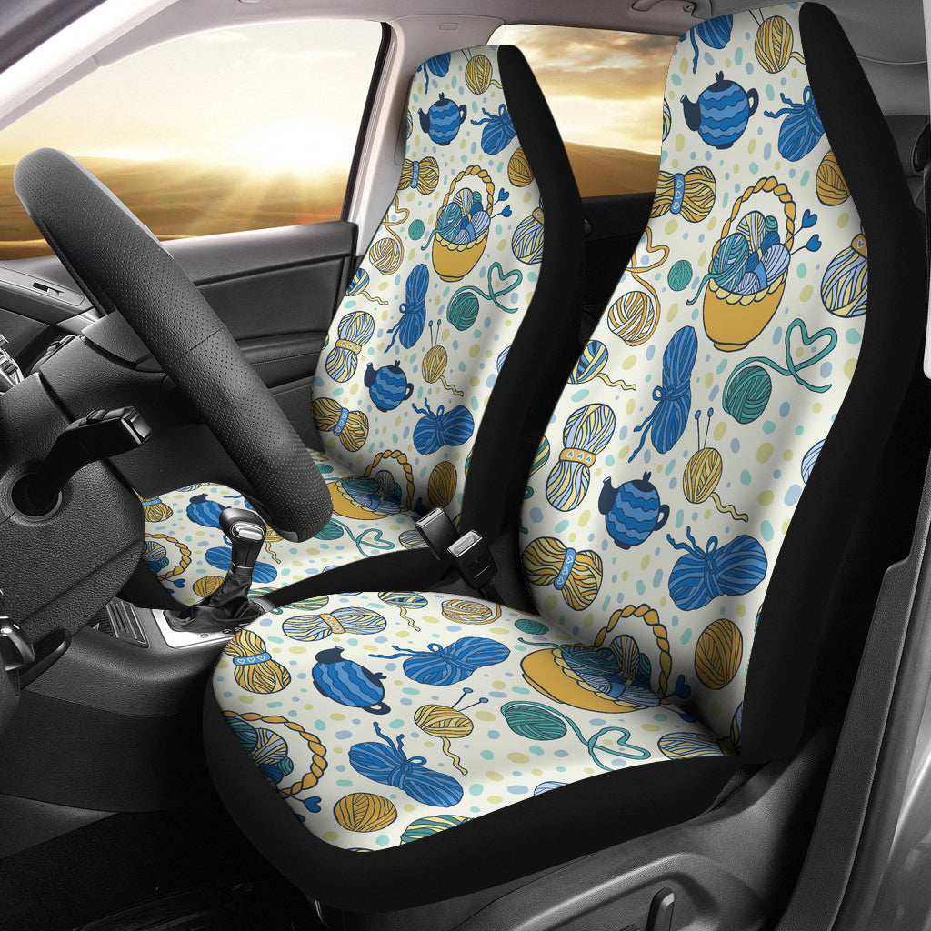 Knitting Lover Car Seat Covers
