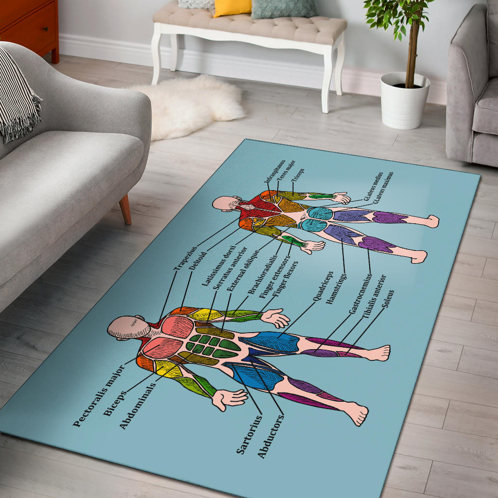Muscle Chart Area Rug