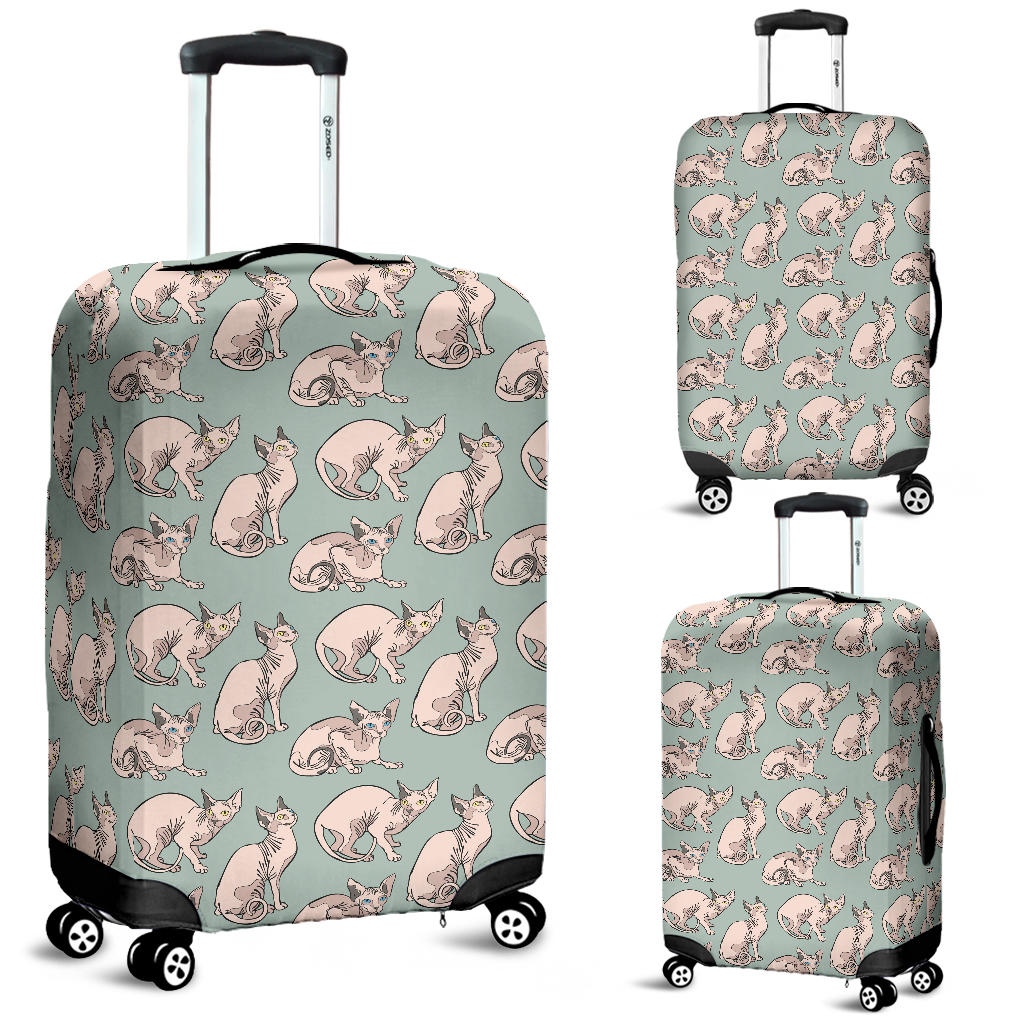 Sphynx Pattern Luggage Cover