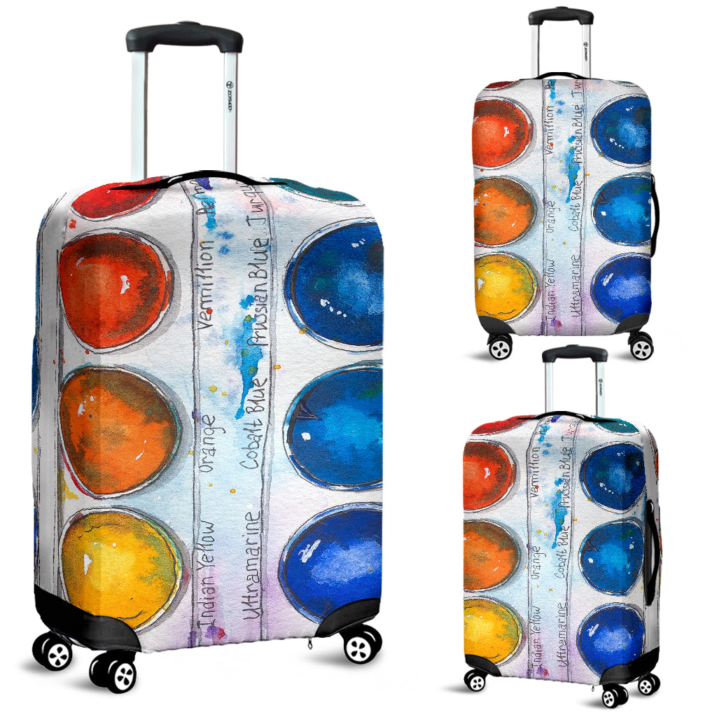 Painters Palette Luggage Cover