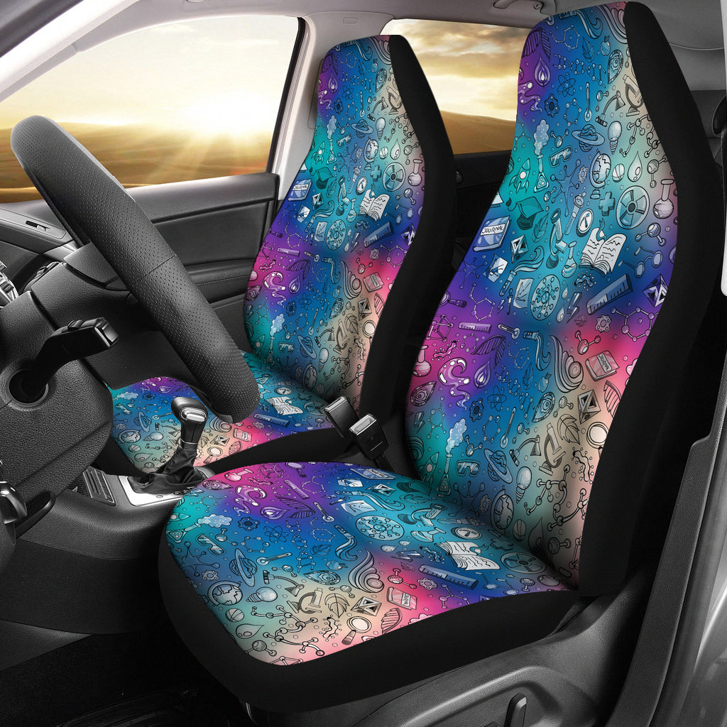 Rainbow Science Car Seat Covers