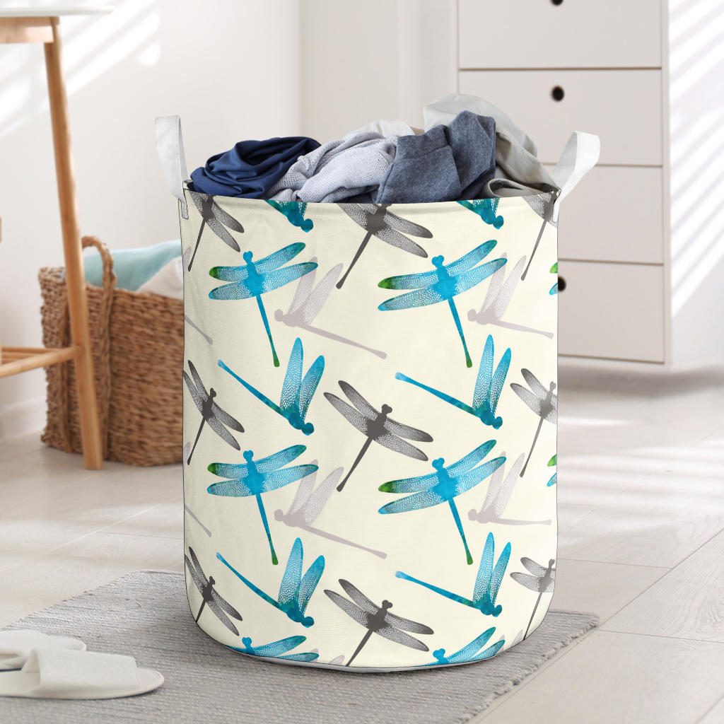 Dragonfly Pattern Laundry Basket