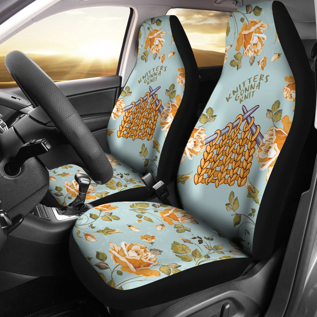 Knitters Gonna Knit Car Seat Covers