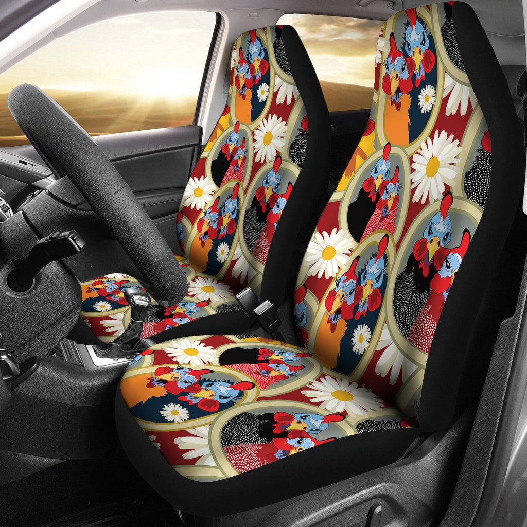Couple Ol Chickens Car Seat Covers