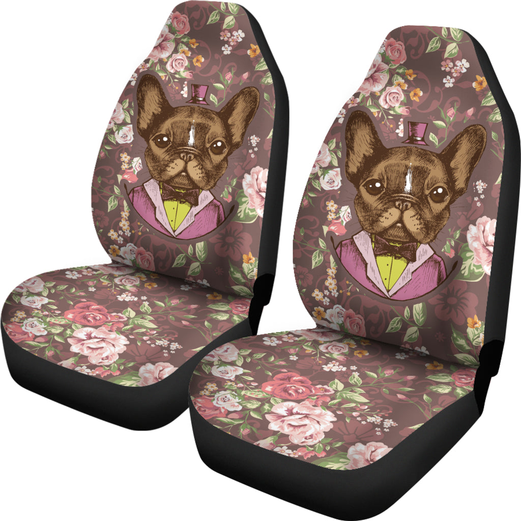 Fancy French Bulldog Car Seat Covers