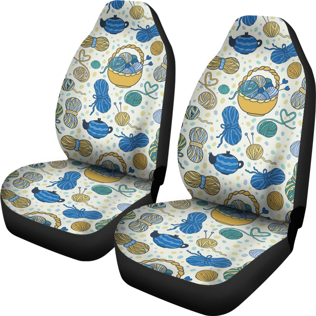 Knitting Lover Car Seat Covers