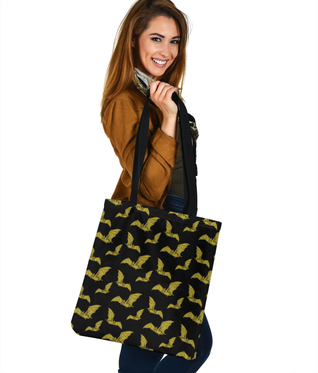 Vampire Bat Pattern Cloth Tote Bag