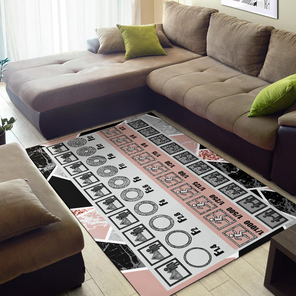 Marble Photography Diagram Area Rug