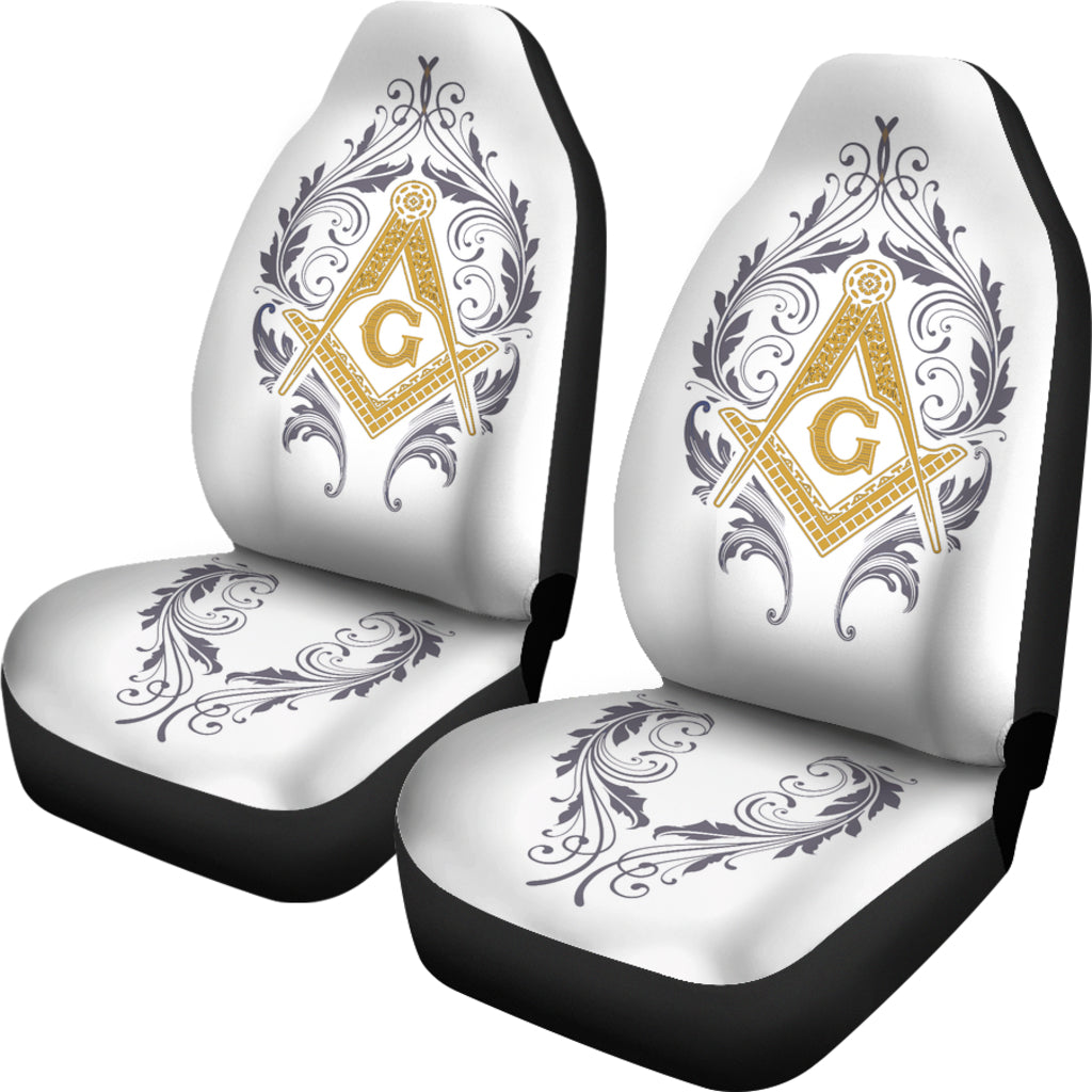 Freemason Car Seat Covers (White)