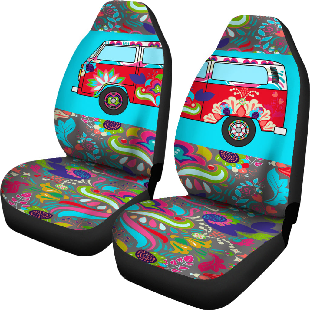 Ornate Hippie Van Car Seat Covers