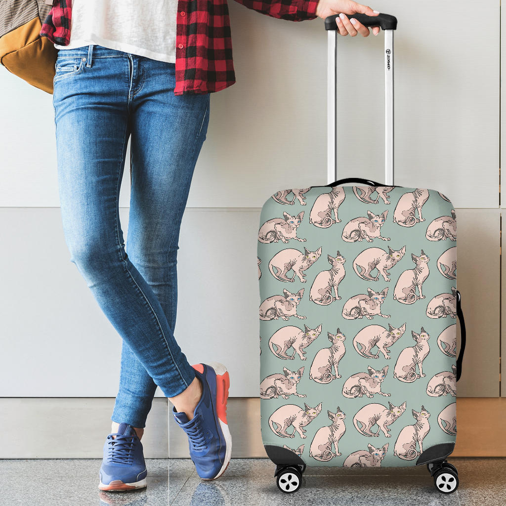 Sphynx Pattern Luggage Cover