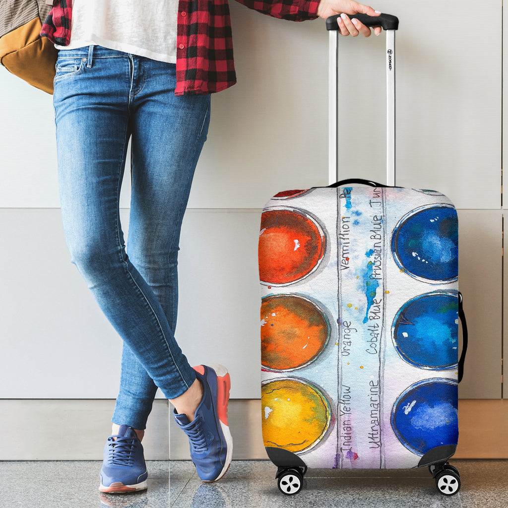 Painters Palette Luggage Cover